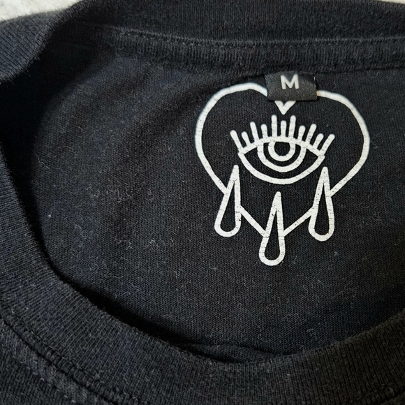 BAD MONDAY T Shirt Graphic 100% Cotton Black Snake Tattoo Style Men Size Medium - Picture 4 of 9